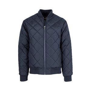 Spire by Galaxy Men's Navy Heavyweight Quilted Bomber Jacket NWT Size XL